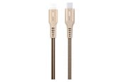 USB-kabel - GreyLime Braided USB-C to Lightning Cable Beige 0.5 m - C21CL05M02