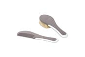Babyvård - Bébé-jou kam- och borstset, Chalk Brown - 501597