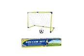 Fotboll och bollspel - Masen Toys Fodboldmål m/bold & pumpe blå/grøn 80x60x40cm - 13159