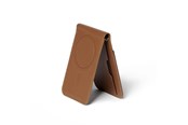 Andra mobiltillbehör - Mujjo Magsafe Wallet Stand in Luxurious Velore Leather - Tan - MUJJO-WS-001-TN