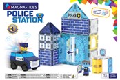 Byggset - Magna-Tiles Polisstation 36 delar - 90352
