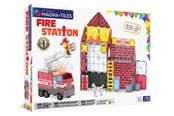 Byggset - Magna-Tiles Brandstation med ljus och ljud, 50 delar - MT252050FS