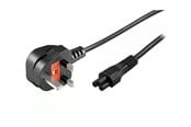 Strömkabel (intern) - Deltaco DEL-109F-UK - power cable - BS 1363 to IEC 60320 C5 - 3 m - DEL-109F-UK