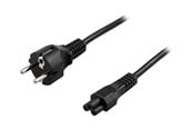 Strömkabel (intern) - Deltaco - power cable - power CEE 7/7 to IEC 60320 C5 - 20 cm - DEL-109C-20