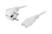 Strömkabel (intern) - Deltaco - power cable - power CEE 7/7 to power IEC 60320 C13 - 20 cm - DEL-109V-20