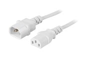 Strömkabel (intern) - Deltaco - power cable - IEC 60320 C14 to power IEC 60320 C13 - 3 m - DEL-113AV