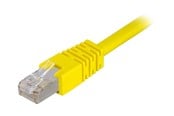 Nätverkskabel - Deltaco STP-607GL - patch cable - 70 cm - yellow - Gul - 0.7m - STP-607GL