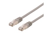 Nätverkskabel - Deltaco STP-63AU - patch cable - 3 m - grey - Grå - 3m - STP-63AU