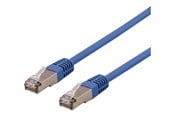 Nätverkskabel - Deltaco STP-61BAU - patch cable - 1 m - blue - Blå - 1m - STP-61BAU