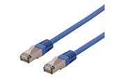 Nätverkskabel - Deltaco STP-63BAU - patch cable - 3 m - blue - Blå - 3m - STP-63BAU