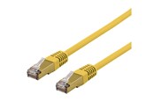 Nätverkskabel - Deltaco patch cable - 1.5 m - yellow - Gul - 1meter - SFTP-611GLAH