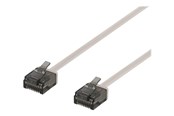 Nätverkskabel - Deltaco patch cable - 1 m - grey - Grå - 1meter - UUTP-2020
