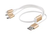 USB-kabel - EPZI Lightning cable - Lightning / USB - 50 cm - USB-MULTI05