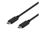 USB-kabel - Deltaco USBC-1401 - USB-C cable - USB-C to USB-C - 50 cm - USBC-1401