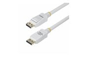 Displaykabel - StarTech.com 6ft White VESA Certified DisplayPort 1.2 Cable with Latches - DisplayPort cable - DisplayPort to DisplayPort - 1.8 m - DP12-CABLE-6FTW