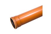 Dräneringsprodukter - Wavin PVC sewer pipe 110x1000mm SN8 EN1401 - 517205