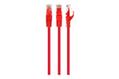 Nätverkskabel - Gembird Cablexpert patch cable - 3 m - red - Röd - 3m - PP6U-3M/R