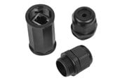 Nätverkskabel - Lanberg network coupler - black - Svart - AD-RJ45-OS6-IP67