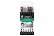 Kreativa spel - Sakura Pigma Brush Set Case 6 Basic Colors - POXSDKBR6