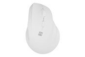 Mus - Natec CRAKE 2 - vertical mouse - Bluetooth 5.2 2.4 GHz - white - Vertical mouse - Optic - 6 knappar - Vit - NMY-2257