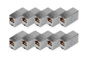 Nätverkskabel - DIGITUS network coupler - Silver - DN-93901-10