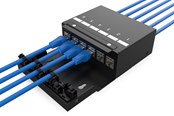 Nätverks tillbehör - DIGITUS DN-93708-6 Consolidation point box 6-port Keystone modules with intelligent cable manager - DN-93708-6