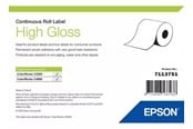 Papper, Fotopapper & Etiketter - Epson - continuous labels - high-glossy - 1 roll(s) - Roll (7.6 cm x 33 m) - 7113751