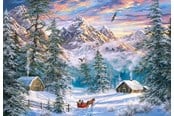 Pusselspel - Castorland Mountain Christmas (1000) - C-104680-2