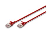 Nätverkskabel - DIGITUS patch cable - 3 m - red - Röd - 3m - DK-1632-A-030S-R