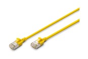 Nätverkskabel - DIGITUS patch cable - 2 m - yellow - Gul - 2m - DK-1632-A-020S-Y