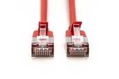 Nätverkskabel - DIGITUS CAT 6A F-FTP Slim Patch Cord - 1m - Röd - 1meter - DK-1632-A-010S-R