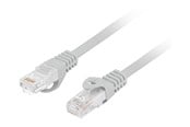 Nätverkskabel - Lanberg patch cable - 10 m - grey - Grå - 10m - PCU6-10CU-1000-S