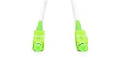 Nätverkskabel - DIGITUS FO patch cord Armored SM Simplex - 5m - Vit - 5m - DK-2922A-05-SCA-SX