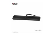 Dockning - Club 3D - docking station - USB-C - 2 x HDMI DP - 1GbE - CSV-2541