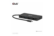 Dockning - Club 3D - docking station - USB-C - HDMI - 1GbE - CSV-2552
