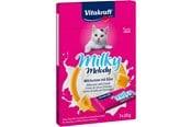 Katter - Vitakraft Milky Melody Mjölkkräm med Ost (7-Pack x 10g) - 28819