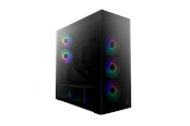 Chassi - Arctic Xtender VG (Black) - Chassi - Miditower - Svart - ACPCC00016A