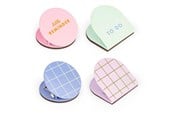 Skrivbordstillbehör - Kikkerland - Inkerie Magnetic Clips - Set of 4 - 4 x 4 x 2.75 cm - INK29