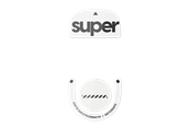 Musmattor och tillbehör - Pulsar Superglide (Type-C) for Logitech G PRO X SUPERLIGHT 2 - Vit - LGS2GW2