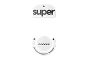 Musmattor och tillbehör - Pulsar Superglide (Type-C) for Logitech G PRO X SUPERLIGHT - Vit - LGSSGW2