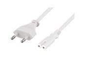 Strömkabel (intern) - Deltaco DEL-109JA - power cable - Europlug to power IEC 60320 C7 - 1 m - DEL-109JA