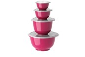 Kökstillbehör - Rosti - Margrethe Bowls - Set of 4 + Lids (Beetroot) - 29966