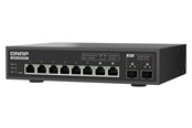 Switch - QNAP QSW-L3208-2C6T 8-Port 10GbE Switch (6x 10GbE RJ45 - 2x SFP+/RJ45 Combo) - QSW-L3208-2C6T