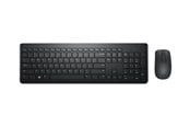 Tangentbord - Dell Wireless Keyboard and Mouse KM3322W - keyboard and mouse set - QWERTY - Spanish - black Input Device - Tastatur & Mus set - Spanska - Svart - KM3322W-R-SPN
