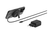 Mobile - Adapters & Chargers - Belkin BoostCharge Pro wireless charging pad - magnetic - + AC power adapter - 15 Watt - WIA011KQBK