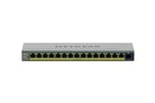 Switch - Netgear GS116EP 16-Port Gigabit Ethernet Easy Smart PoE+ Switch (180W) - GS116EP-100EUS