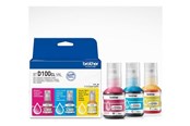Skrivartillbehör-bläck-toner - Brother BTD100CL Value Pack - 3-pack - high capacity - yellow cyan magenta - original - ink refill - BTD100CLVAL