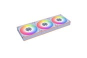 Chassi fläkt - Lian Li UNI FAN CL Wireless (3-Pack) - Chassi fläkt - 120mm - Vit med RGB LED - 30 dBA - 12CL1W3W