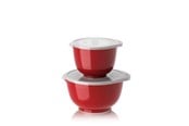 Kökstillbehör - Rosti -  Margrethe bowls Set of 2 + lids - Red - 29929