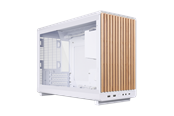 Chassi - Lian Li A3 Wood White - Chassi - Minitower - Vit - G99.A3W-WDG.00